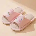 Chaussons Licorne Claquettes Lin 2
