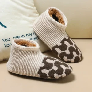 Chaussons Chaussettes Courtes Bicolores 6