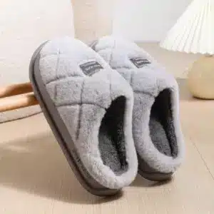 Chaussons Compensés À Carreaux Pour Femme 2