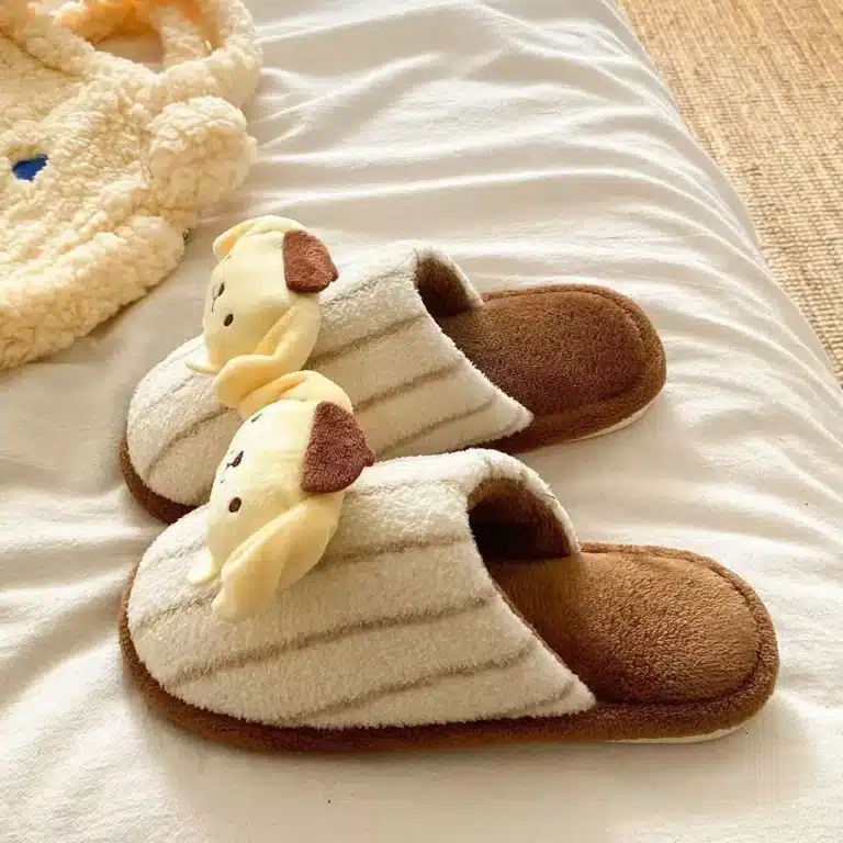 Pantoufles Rayées Avec Animaux Hello Kitty 8