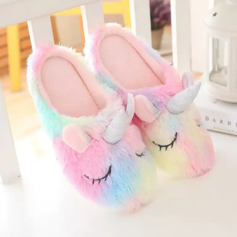Pantoufles Licorne Mignonne Endormie 1