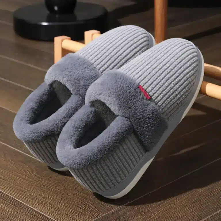 Chausson Fourré Fermé Élégant Pour Homme 1