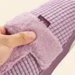 Chausson Fourré Fermé Élégant Pour Femme 8