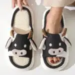 Chaussons Eté Vache En Lin Mignonne 3