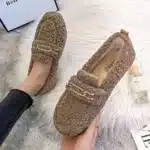 Pantoufles Mocassins Hiver Femme 1