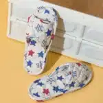 Claquettes Coton Motifs Étoiles 2