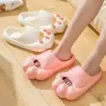 Claquettes Patte de Chat Kawaii 1