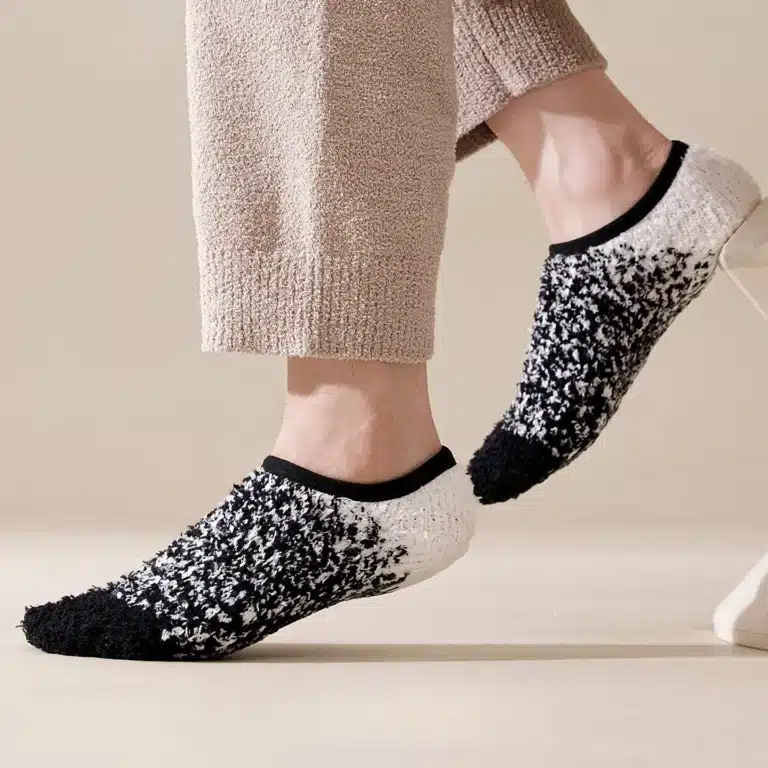 Chaussons Chaussettes Courts Antidérapants 2