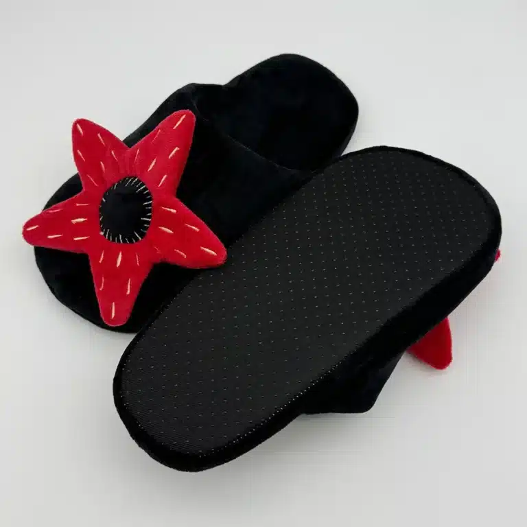 Pantoufles d'hiver en peluche pour femmes et hommes, chaussures d'intérieur à fleurs floues, chaussures simples, cadeaux de noël 4