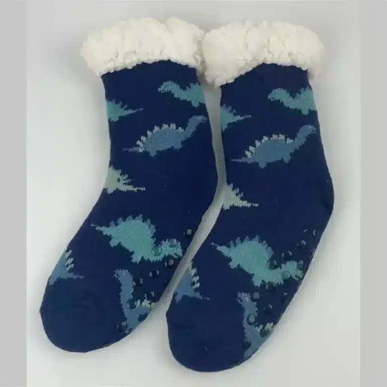 Chaussons Chaussettes Dino 1