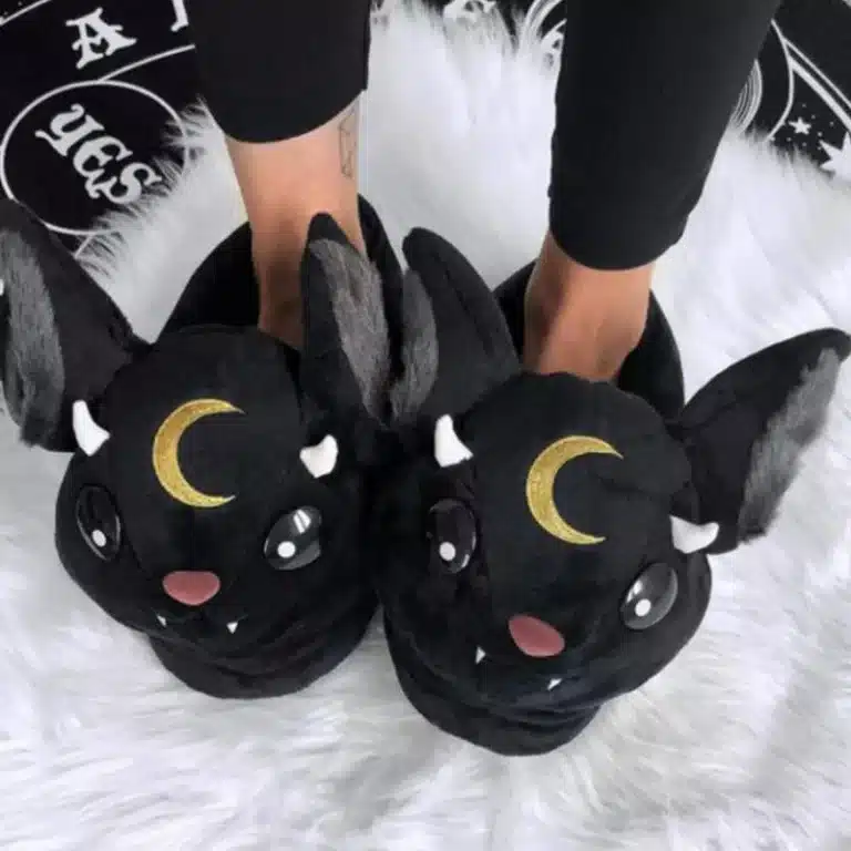 Chaussons Peluche Femme Halloween 1