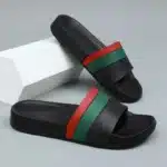 Chausson Rayé Tricolore Pour Homme 1