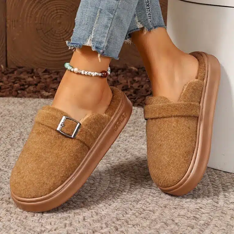 Chaussons Mules Fourrées 1