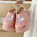 Sabots Epais Pour Femme Avec Papillons 5
