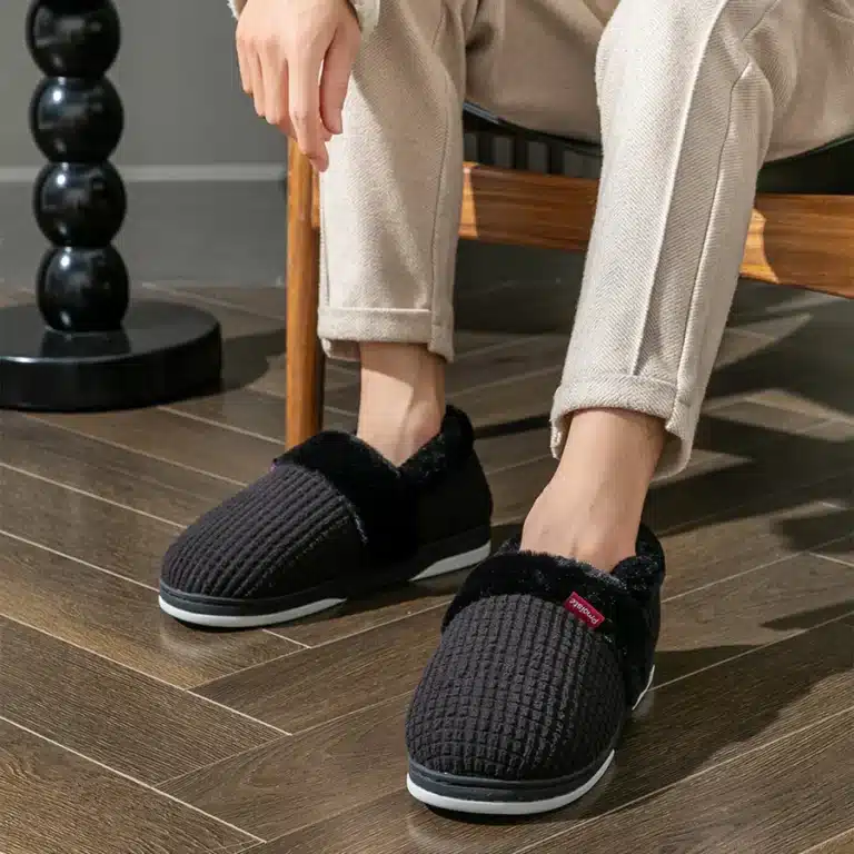 Chausson Fourré Fermé Élégant Pour Homme 2