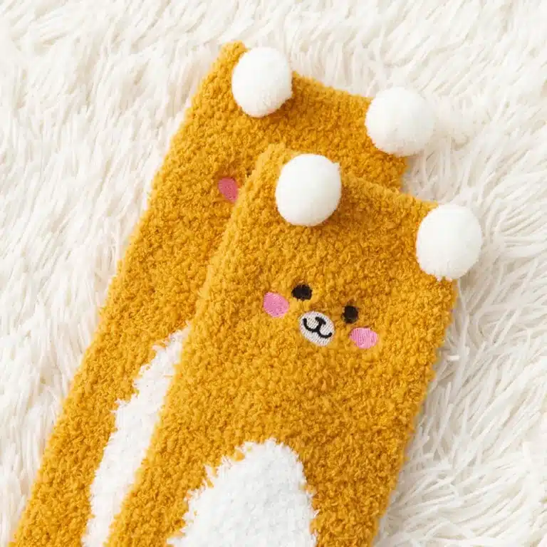 Chaussons Chaussettes Petits Animaux Mignons 5