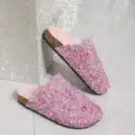 Pantoufles Sabots Brillants 4