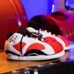 Chausson Basket Rouge Et Blanc 1