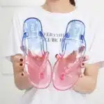 Pantoufles Tongs Transparentes 1
