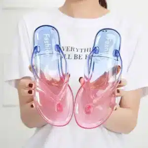 Pantoufles Tongs Transparentes 1