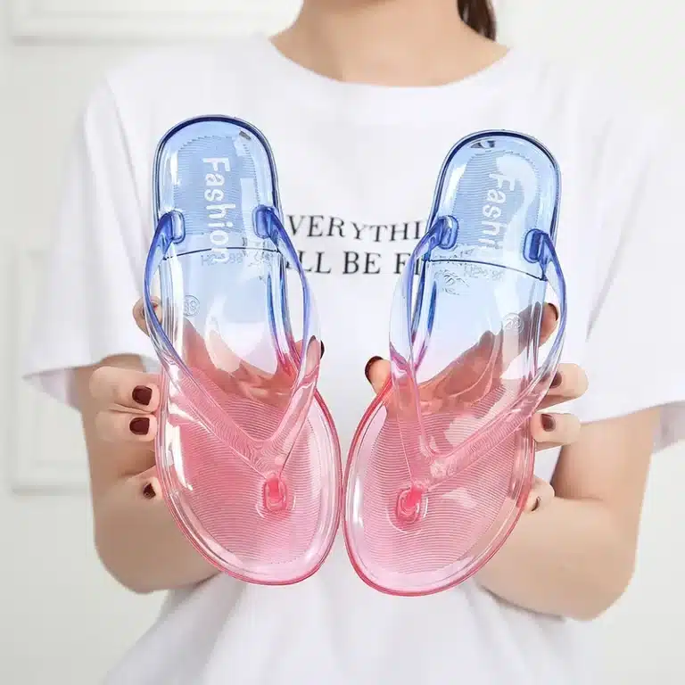 Pantoufles Tongs Transparentes 1