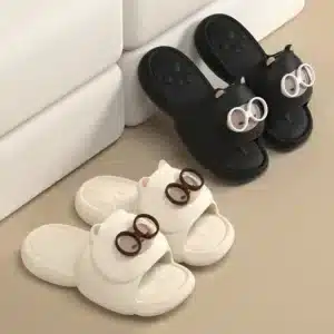 Claquettes Antidérapantes Animal À Lunettes 1