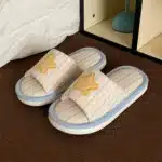Chaussons Rayés Avec Étoile Femme 1