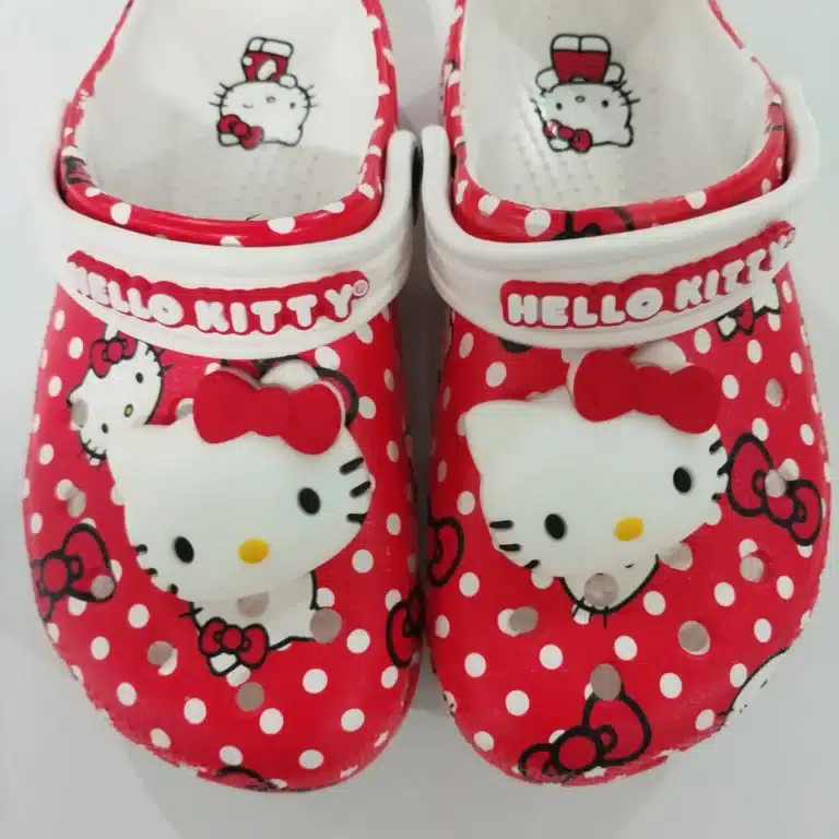 Crocs Hello Kitty Rouges A Pois 1