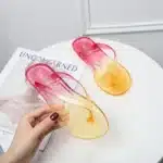 Pantoufles Tongs Transparentes 3