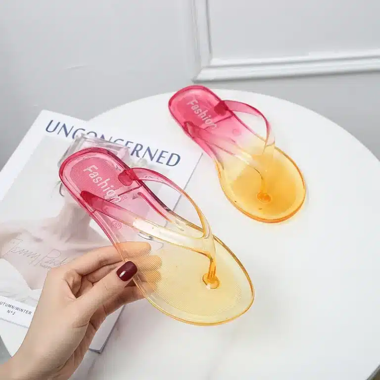 Pantoufles Tongs Transparentes 3
