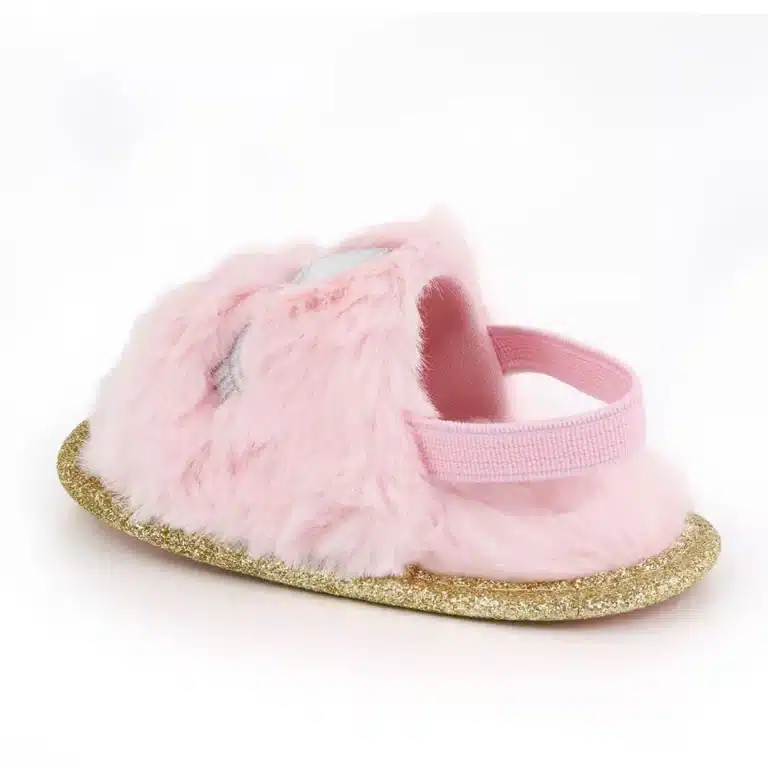 Chaussons Bébé Printemps Fourrés Brillants 1