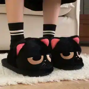 Chaussons Chat Blasé Rigolo 1