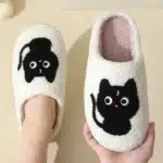 Pantoufles Chat Dessin Animé 1