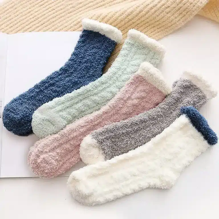 Lot De 5 Chaussons Chaussettes Femme 1