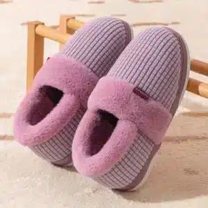 Chausson Fourré Fermé Élégant Pour Femme 2