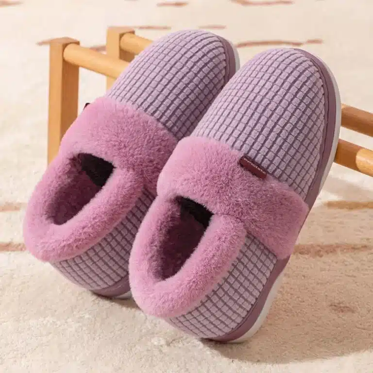 Chausson Fourré Fermé Élégant Pour Femme 2