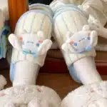 Pantoufles Rayées Avec Animaux Hello Kitty 6