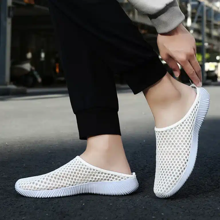 Chaussons Femme Maille Anti Transpi 5