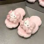 Claquette Hello Kitty Semelle Très Epaisse Avec Noeud 3