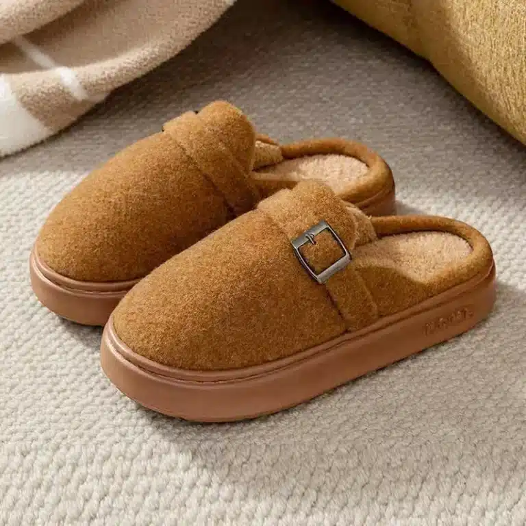 Chaussons Mules Fourrées 2