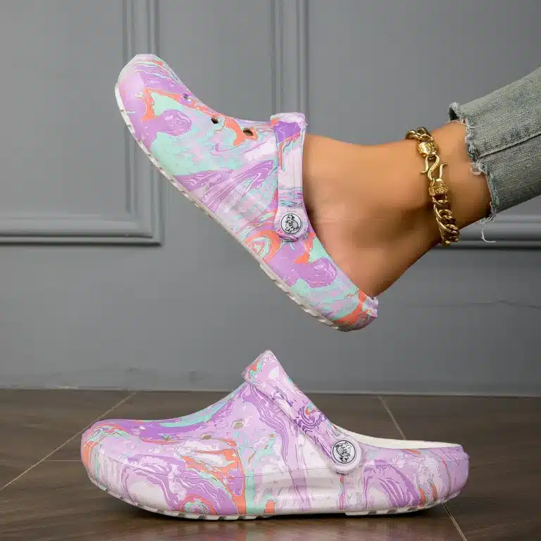 Sabots Crocs Colorés Femme Violets 4