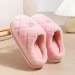 Chaussons Compensés À Carreaux Pour Femme 24