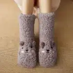 Chaussons Chaussettes Ourson Kawaii 3