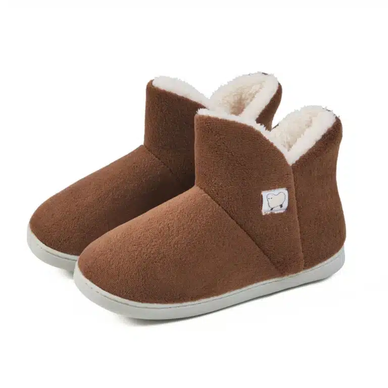 Chaussons Bottes Mixtes En Coton 3