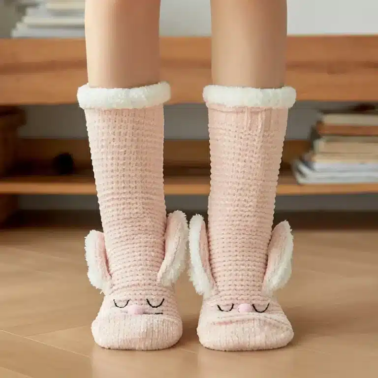 Chaussons Chaussettes Lapin Kawaii 7