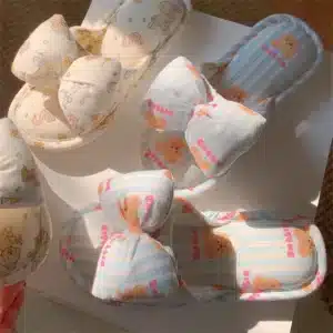 Chaussons De Nuit Avec Noeud Pour Femme 6