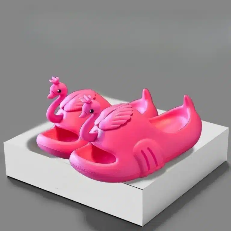 Chaussons Ete Flamant Rose 5