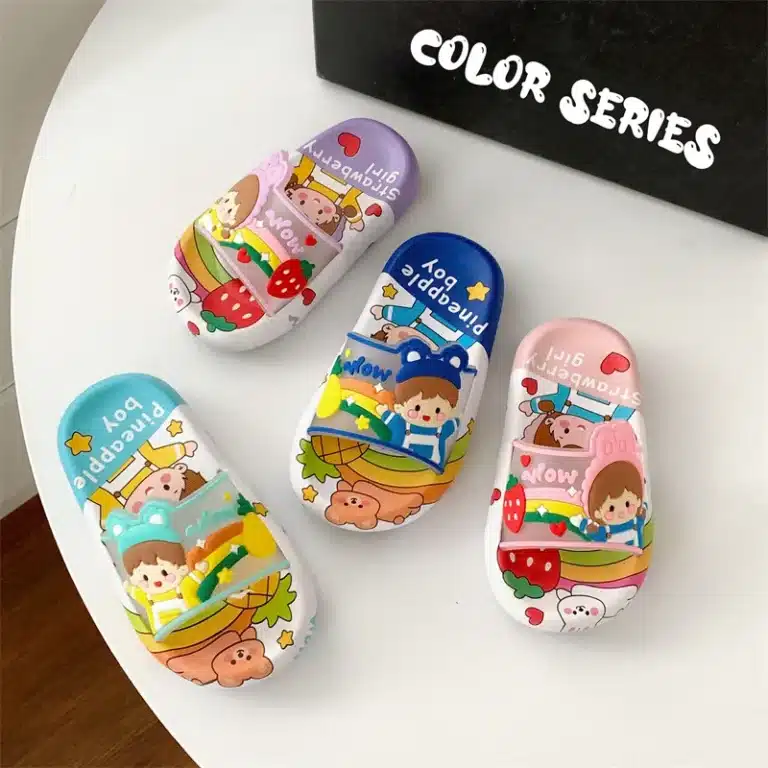 Claquettes Fruits Dessin Animé 1