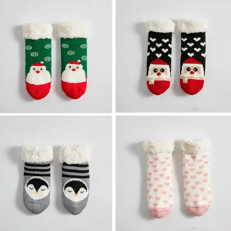 Chaussons Chaussettes Enfants Mignons 5