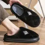 Chausson Homme Hiver Semelle Épaisse 3